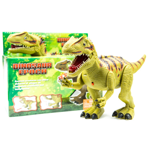 DINOSSAURO TIRANOSSAURO REX COM SOM LUZ MOVIMENTO E SOLTA FUMACA PELA BOCA  - DINOSSAURO TIRANOSSAURO REX COM SOM LUZ MOVIMENTO E SOLTA FUMACA PELA  BOCA - 1 PÇ