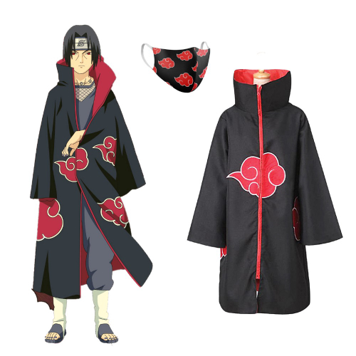 Lançamento Manto Akatsuki Nuvem Vermelha Renegada Naruto Shippuden Cosplay  Ninja em Promoção na Americanas