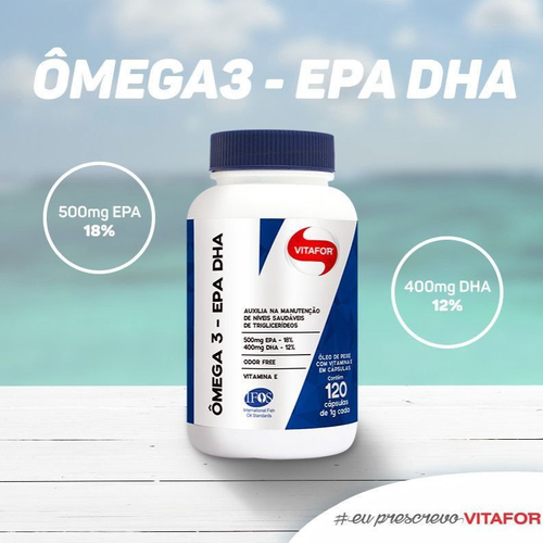 Omega 3 epa dha 120 Caps Vitafor Full Entrega Rapida em Promoção na Americanas