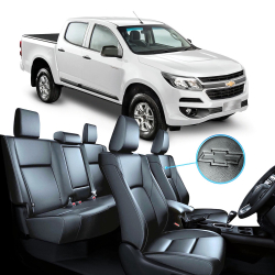 Capa para banco de Carro Couro e Pluma para Banco de Carro para chevrolet nova S10 cabine dupla 2013 a 2019 é boa?