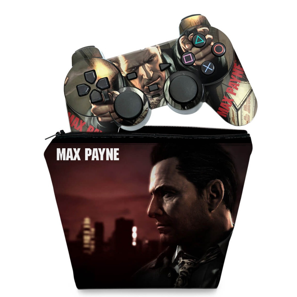 Capa Case e Skin Adesivo PS3 Controle - Max Payne 3 em Promoção na  Americanas