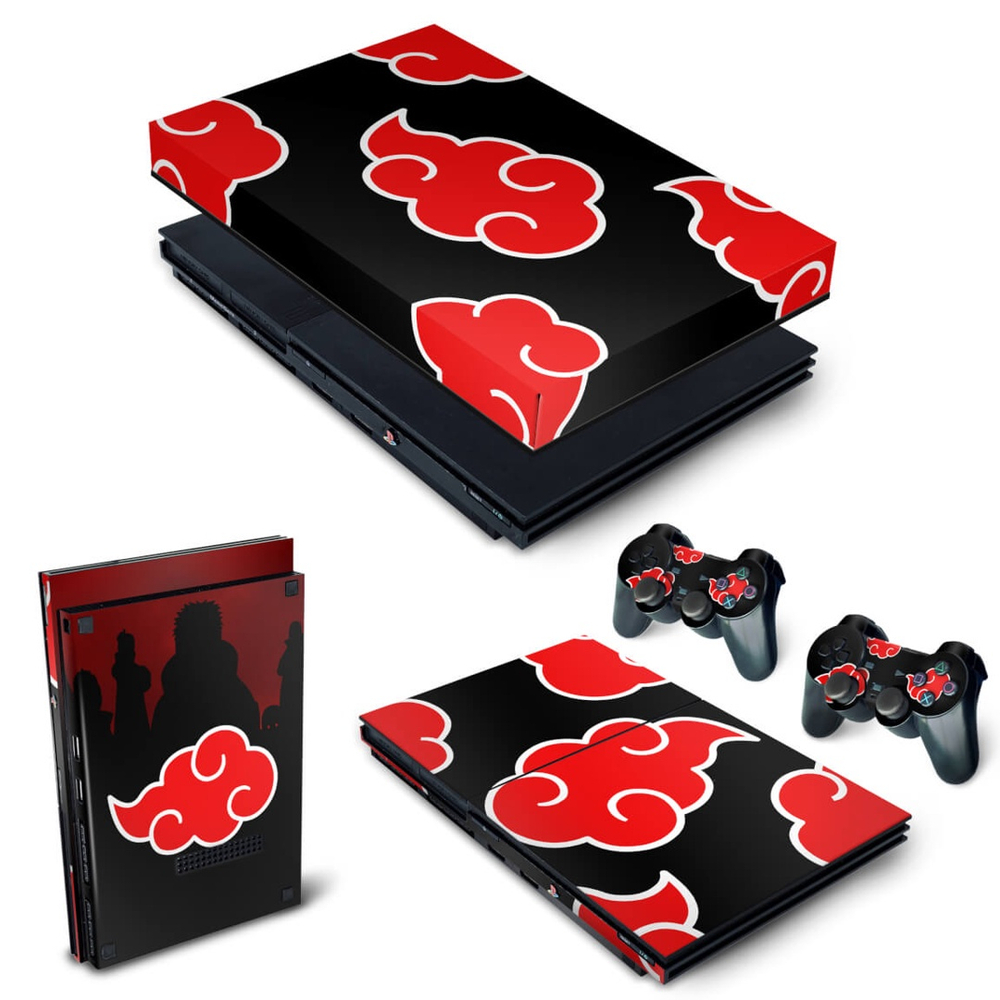 Xbox 360 Slim Capa Anti Poeira - Naruto Akatsuki - Pop Arte Skins