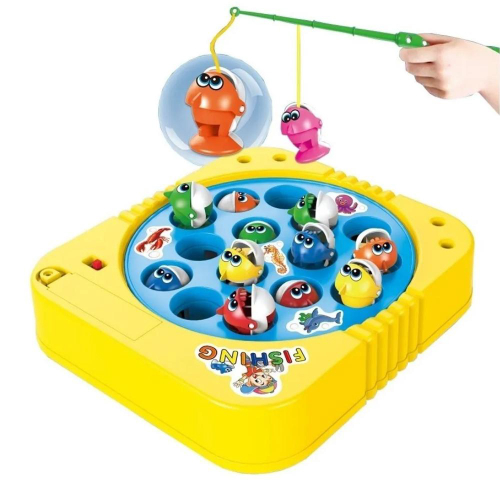 Jogo De Pesca Peixe Brinquedos De Pesca Música Brinquedos Infantis  Brinquedos Educativos De 3 4 5 6 Anos Meninos Meninas 21 Peixes ELKUAIE