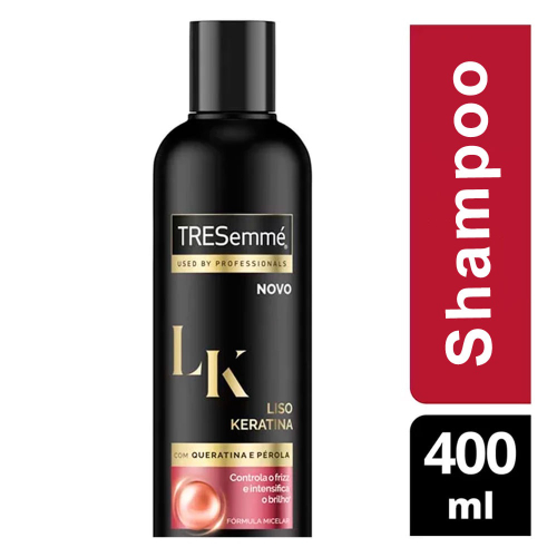 Shampoo TRESemmé Liso Keratina 400ml - Imagem 2