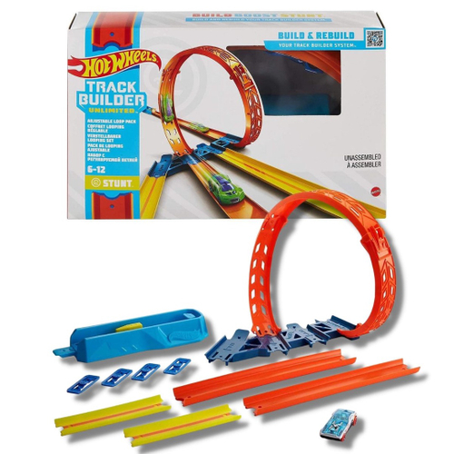 Pista Hot Wheels Lançador Com Looping Ajustável - Mattel