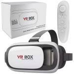 Óculos Virtual Box 3d Com Controle Filmes E Jogos Reality