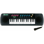 Piano Teclado Infantil com 31 Teclas, Microfone e Banco, para Crianlas de 2  Anos, LoveMini, Branco - Dular