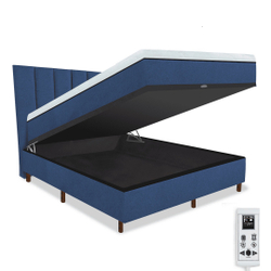 Cama Box Baú e Colchão Magnético Casal Massageador Bio e Cromo Cabeceira - Master é boa?