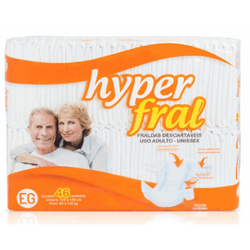 Fralda geriátrica hyperfral eg 46 unidades é boa?