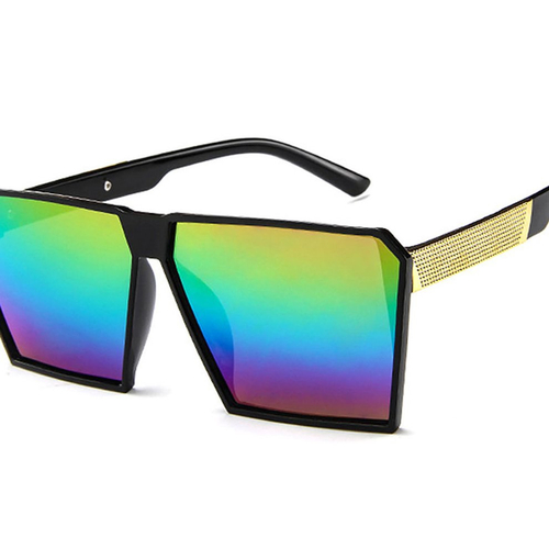 2 Pcs All Match Sunglasses Big Box Oculos De Sol Colorfu Em Promocao Ofertas Na Americanas