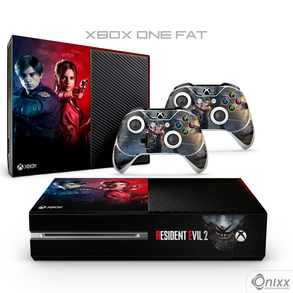 Skin Xbox One Fat Adesivo - Resident