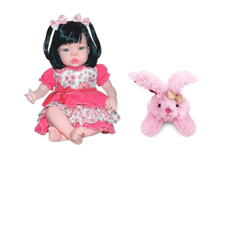 Boneca Bebê Reborn Realista Menina Silicone Pode Dar Banho - Milk  Brinquedos - Boneca Reborn - Magazine Luiza