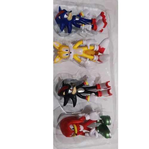 Kit Sonic Cartelado com 4 Bonecos 12 cm no Shoptime