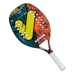 Menor preço em Raquete de Beach Tennis Vammo Summer Vibe Verde Amarela e Laranja