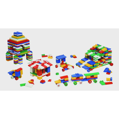 Jogo 500 Peças Blocos De Montar Brinquedo Educativos Oferta