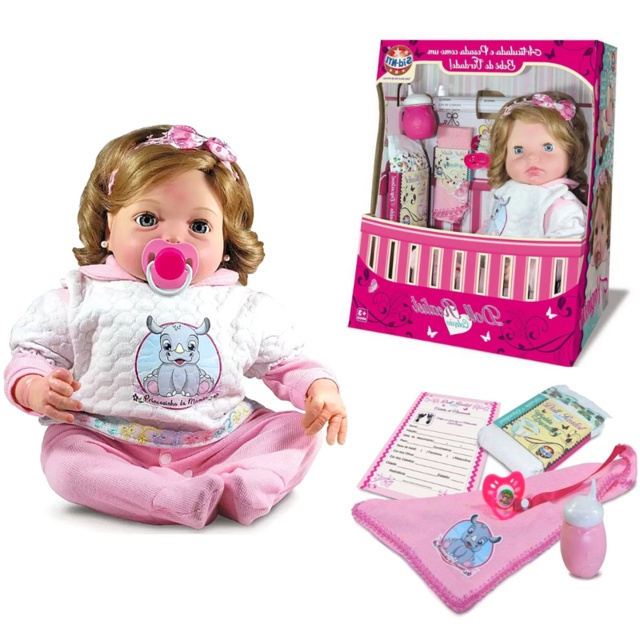 Boneca Realista Tipo Bebe Reborn Yasmin 1172 - Sid Nyl - Bonecas - Magazine  Luiza