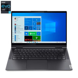 Notebook 2 em 1 Lenovo, Intel Core i7 1165G7, 8GB, 512GB ssd, Tela de 14, Yoga 7i, Grafite - 82LW0002BR Menor preço em Notebook 2 em 1 Lenovo, Intel Core i7 1165G7, 8GB, 512GB ssd, Tela de 14, Yoga 7i, Grafite - 82LW0002BR
