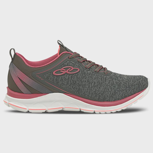 Tenis olympikus feminino hot sale cinza com rosa