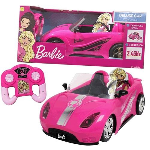 Carro Barbie Controle Remoto 7 Funções Style Car - Candide