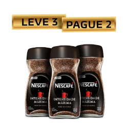 Combo Café Solúvel - nescafé Intensidade Máxima 160g L3P2 Menor preço em Combo Café Solúvel - nescafé Intensidade Máxima 160g L3P2