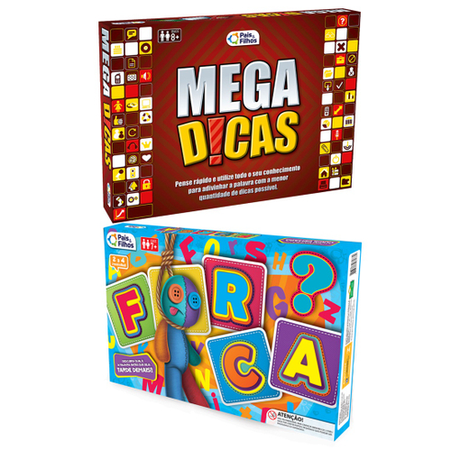 Jogo de Tabuleiro - Mega Dicas - Pais e Filhos