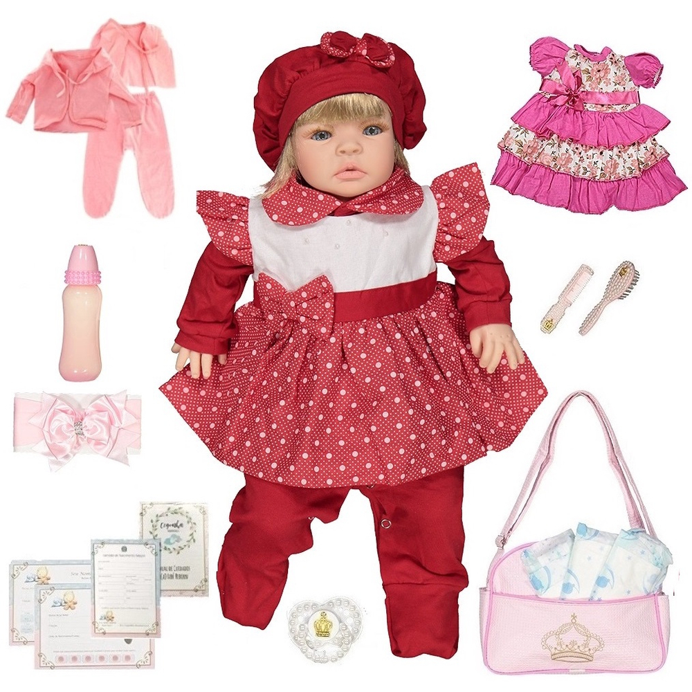 Boneca Bebê Reborn Recem Nascida Baby Alive Realista lol no Shoptime