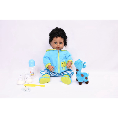 Bebe Reborn Girafinha Boneca Silicone 100% no Shoptime