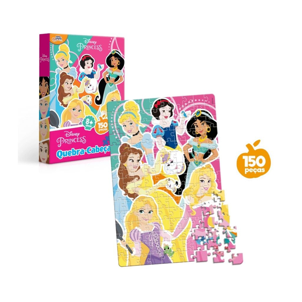 Quebra-Cabeça Princesas 150 Peças 8008 Toyster