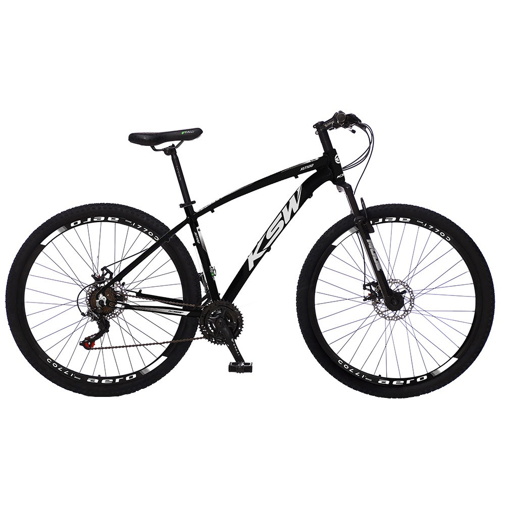 Bicicleta Aro 29 ksw 21 Marchas Freio a Disco Quadro 17 Polegadas