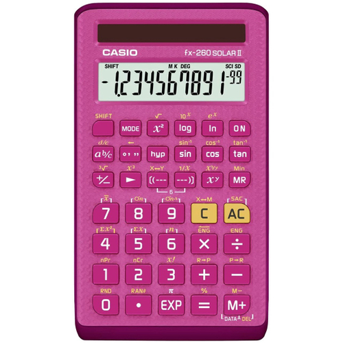 calculadora cientifica casio rosa