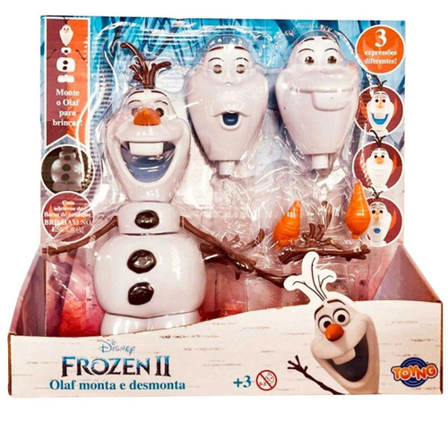 Kit Bonecas Frozen Rainha Elsa + Ana Piquenique com Olaf Frozen 2 Hasbro