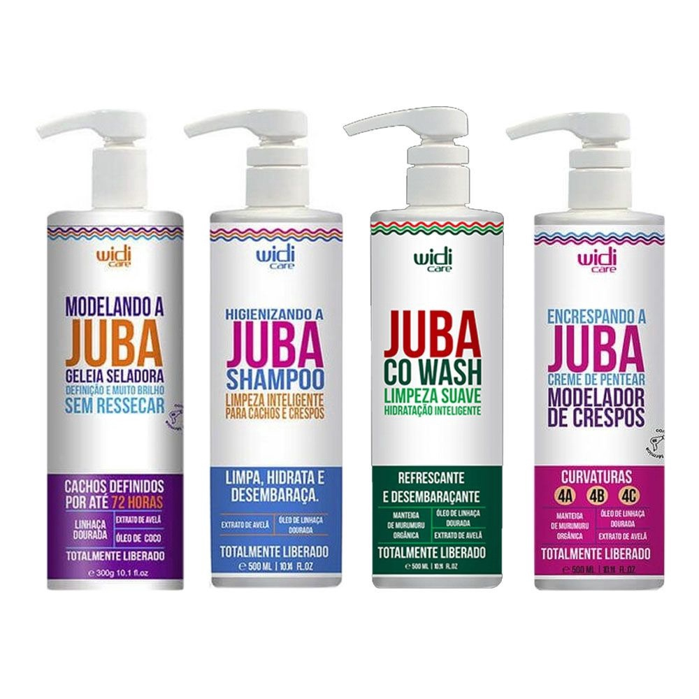 Shampoo Widi Care Creme Encrespando A Juba Co Wash Geleia Submarino