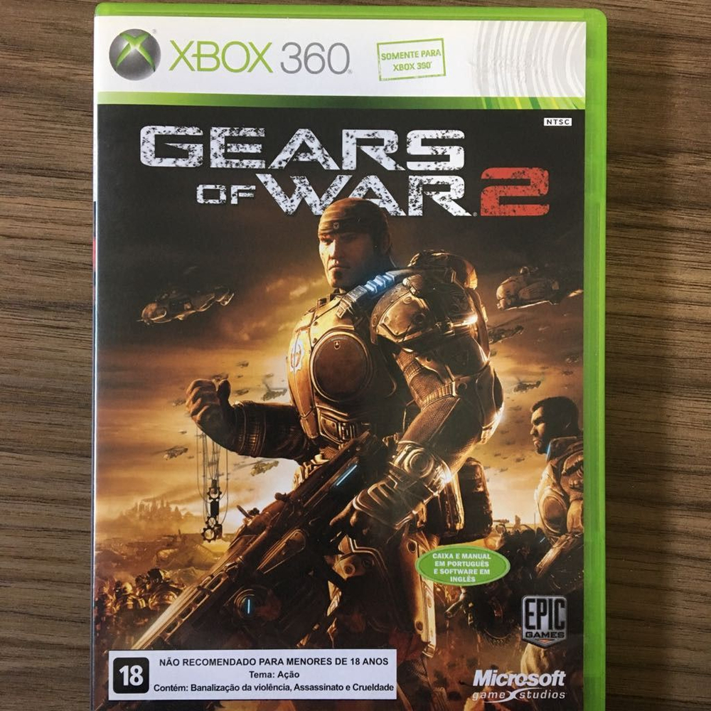 JOGO GEARS OF WAR 2 XBOX 360 (USADO)