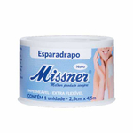 Esparadrapo branco 2,5CM X 4,5M missner – 1 unidade