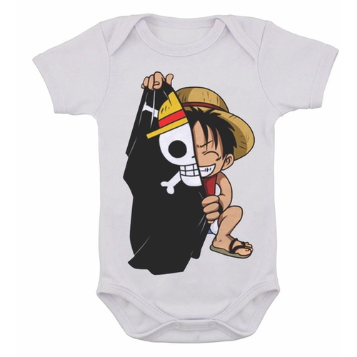 Body Infantil Luffy Bandeira Pirata Em Promocao Ofertas Na Americanas