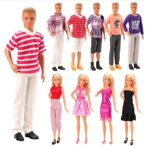 Super Kit De Roupas Para Boneca Barbie e Namorado Ken - Vestidos Longos  Conjuntos na Americanas Empresas