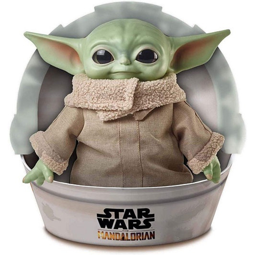 Pelúcia Star Wars Grogu com Sons e Movimentos - Mattel no Shoptime