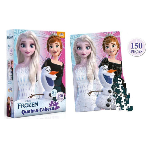 Quebra-Cabeça - 150 Peças - Disney - Frozen