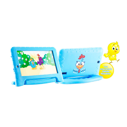 Tablet Infantil Galinha Pintadinha Multilaser NB373 Capa Azul 32GB Para  Criança  Netflix - Tablet Infantil - Magazine Luiza