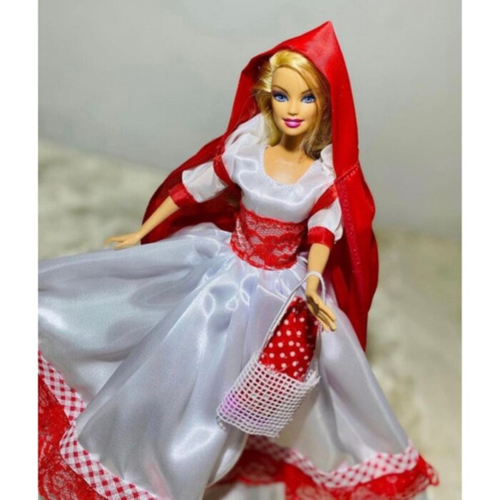 Vestido De Festa Fantasia Infantil Barbie em Promoção na Americanas