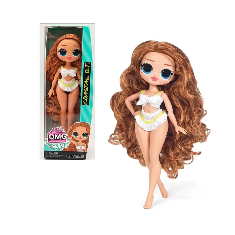 Boneca lol omg Swim Coastal q. T Colecionável 4 + 8990 Candide em