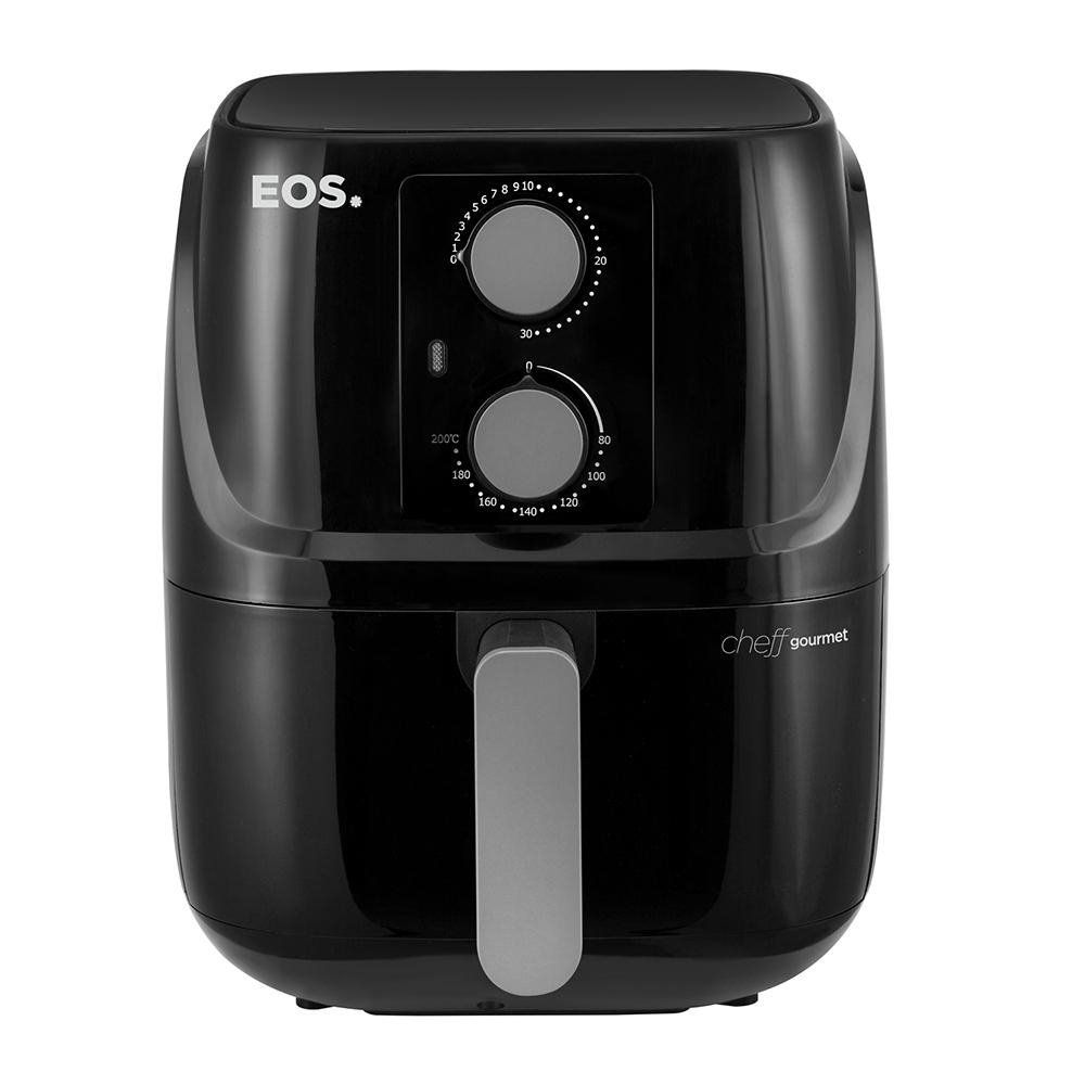 Fritadeira Sem Óleo Air Fryer Eos Chef Gourmet 3L Preta EAF30P 110V