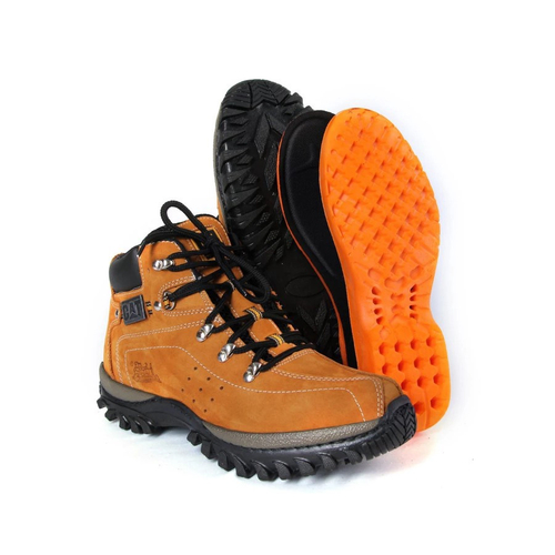 Bota caterpillar couro botina marrom adventure em Promoção na Americanas