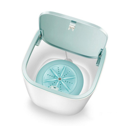 Portátil rolo Ultrasonic Turbo elétrico automático Mini Máquina de Lavar Roupa é boa?