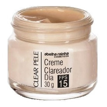 Kit 2 Creme Facial Clareador Dia Com FPS-15 Clear Pele Abelha Rainha 30g