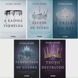 Kit A Rainha Vermelha - Coleção de 5 Livros Victoria Aveyard + Marca Página Menor preço em Kit A Rainha Vermelha - Coleção de 5 Livros Victoria Aveyard + Marca Página