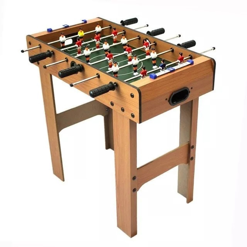 Pebolim Totó Jogo Futebol De Mesa 18 Jogadores 17x37x70cm