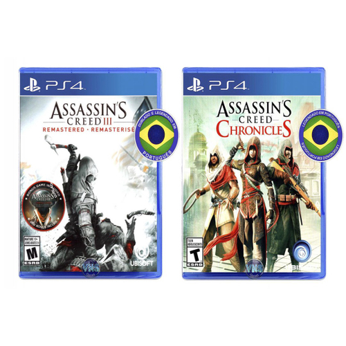 Jogo NSW Assassins Creed III Remastered Ubisoft - Jogos de Luta