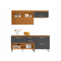 Cozinha Modulada 3 Peças Nesher Princesa Mdf é boa?