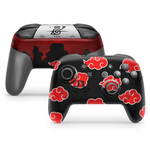 Skin Adesivo Nintendo Switch Pro Controle - Naruto Akatsuki